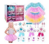 Children Girls Princess Dress Up Set Safe And Non Toxic Children Dress Up Set The For Christmas Birthdays Girl Jewelry Box
