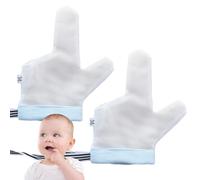 Children Gloves No Scratch, No Scratch Mittens for Unisex, Mittens Protective Gloves, Biting, Nail Biting for 6 Month~5 Years Old
