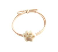 Children Hair Tie Hair Rope Cartoon Paw Scrunchies Princess At Large Ties Paw Hair Tie Scrunchie Set