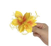 Children Hairpins Hair Clip Camellias Shape For Beach Stage Dance Wear Artificial Flower 2000s Girls Headdress Vacation