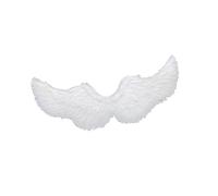 Children Halloween Feather Angel Wings 31.5x15.7In Lifelike for Photoshoot White