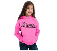 Children Halloween Sweatshirt Hoodie Kids Girls Trendy Graphic Comfy Baggy Pullover Hoodies Girls Winter Long Sleeve Streetwear Casual Jogging Blouse Age 2-11 Years (6-7 Years) Hot Pink