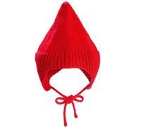 Children-Hat Knitted Beanie Fashion - Girls Boys Knitted Beanie Sharp Pointed Warm Cap - Red - M