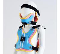 Children Head Neck Chest Brace, Kid Cervical Thoracic Brace Orthosis with Fits The Human Body Curve, Lining Is Detachable and Easy To Clean, Tightness Adjustable for Scoliosis, Torticollis
