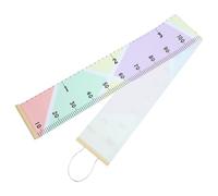 Children Height Measuring Ruler Wall Hanging Growth Chart | Wood and Cloth Build, Removable Wall Decoration, Photo Prop for Baby's Room and Boys and Girls Spaces Random Color