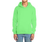 Children Hoodies Long Sleeve Pullover Solid Casual Outerwear Cozy Fleece Lined Hooded Sweater Chest Pocket Toddler Teen Age 3 to 12 Years(Green, 4-5 Years)