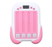 Children Interactive Rhythm Game Machine Handheld Rhythm Button Game with Light Music (Pink)