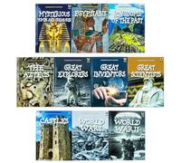 Children Introduction to History for Beginners (Series 2) 10 Book Collection set: (Great Explorers, Great Inventors, Great Scientist, Castles, ... The ... The Aztecs, Word War I, World War II)