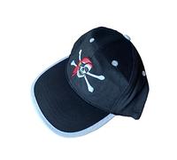 Children Kids Girls Boys Skull & Cross Bones Pirate Cap Summer Sun Hat Baseball Black