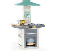 """Dolu Kitchen Kids Play Set, Includes Kitchen Accessories, Green White, and Grey Theme, Kids activity toy, play set for kids ages 3 years and up, 100x71.5x30.5 cm"""