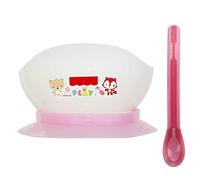 Children Learn to Eat Anti-Fall Practice Chopsticks with Lid Sucker Bowl Spoon Set Powder