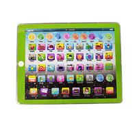 Children Learning Tablet Toy Multifunctional English Tablet Learning Machine Touch Screen Tablet Pad Early Educational Words Spelling Number Music Learning Pad for Kids