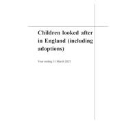 Children looked after in England (including adoptions) year ending 31 March 2025