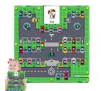 Children Magnetic Maze - Magnetic Parking Lot Theme Alphabet Maze