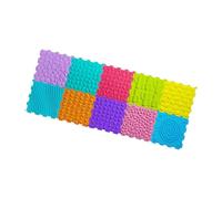 Children Massage Game Mat Textured Sensory Mat Foot Mat Sensory Floors Mat for Kids, 10Pcs