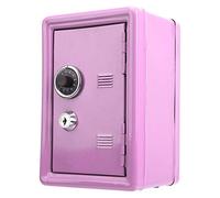 Children Mini Metal Key Money Storage Case Safe Box for Kids Coins Cash Simulation Innovation Presents Supplies (Pink),Safes/Safe Deposit Boxes