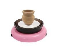 Children Mini Pottery Wheel Adjustable Speed Ceramic 60W Forming Machine,60dB 3kg Load-Bearing for Beginner High Stability Flexible Speed