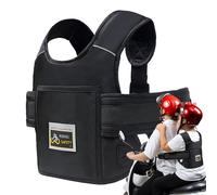 Children Motorbike Safety Holder - 48cm Polyester Fastener, Luminous Visibility Band, Flexible Assist Brace, padded body alignment stability module featuring broad ergonomic contour guidance f