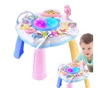 Children Musical learning Table - Interactive Number Activity Desktop Toy, Function Educational Sound Board, Versatile laning Tool Bright Color Button | Music larning Desk For Preschool