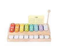Children Musical Toy 8 Note Xylophone Wooden Percussion Music Instrument Toy For Toddler Auditory And Fine Motor Skill Wood Xylophone For Children