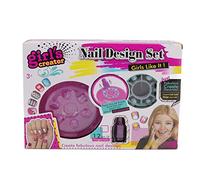 Children Nail Art Kit Toy with 5 DIY Sticker Sets | Let little girls beautify their own nails with this non and washable children nail art kit toy for happy imaginative play