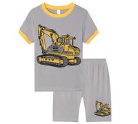 Children Nightwear Sets Flannel Pyjama Long Sleeve Button Down Pajama Personalized Age Specific Family Matching Pajamas for 4-16 Years Light Gray