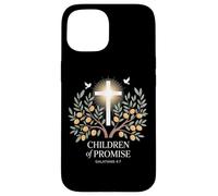 Children Of Promise Cross Galatians 4:7 Freedom Case for iPhone 15