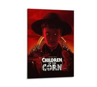 Children of The Corn Poster Art Horror Movie Print Vintage Wall Decor Stephen King Inspired Artwork Creepy Home Decoration Gothic Style Poster Unique Gift Idea Gift 12x18inch Framed