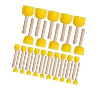 Children Painting Tool Set with Soft Sponge Rollers and Foam Stamp Brush for Doodling Wall Decoration Tools