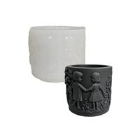 Children Pattern Silicone Crafting Molds for Storage Jars