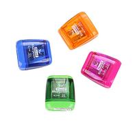Children Pencil Sharpener Double Hole Pencil Sharpener Manual Sharpener for Student Kid Wood Pencil Colored Pencil