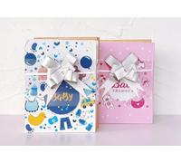 Children Photo Album Set/Cardbord baby Foto Album 4x6'' 100pcs with a Wooden Photo Frame (blue set)