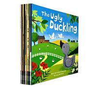 Children Picture Storybook 10 Books Collection Set (The Ugly Duckling, Goodnight I Love You, Aladdin, The Wizard of Oz, Alice in Wonderland, The Three Billy Goats Gruff, The Velveteen Rabbit and More)
