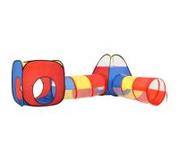 Children Play Tent Outdoor Play House Game Tent Ball Pit Red/Yellow vidaXL