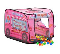 vidaXL Children Play Tent with 250 Balls Pink 70x112x70 cm NEW