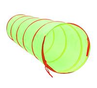 Children Play Tunnel Green 175 cm Polyester Kids House Game Tent vidaXL