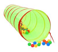 Children Play Tunnel with 250 Balls 175 cm Polyester Multi Colours vidaXL