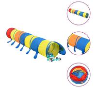 Children Play Tunnel with 250 Balls Multicolour 245 cm Polyester Berkfield Home Multi One Size