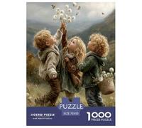 Children Playing Outdoors 1000 Piece Adults Puzzle Kids Age Gifts Gifts Birthday Home Decoration Challenge High Difficulty 70x50cm/1000pcs