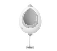 Children Potty Urinal for Boys, Adjustable Height Potty Training Toilet with Wall Mount, Removable Bowl for Easy Cleaning, 15.75x10.63 inch- with Water Hose