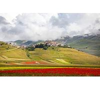 children puzzles 100 piece,Nature scenery,Flowers,Cities,Hills,Italy 45,5x35,5CM