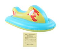 Children PVC Inflatable Ski Boat Sled with Handle, Inflatable Snowboard for Outdoor Skiing, Thick Cold - Resistant PVC Sled with Deep Bottom Design for Kids and Adults