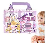 Children Quiet Toy - Developmental Travel Toy, Doll Hair Dress Up Set with Accessories, Safe Creative Play for Kids, Paper Cutting Activity Toys with Educational Fun, Portable Learning Toys for Travel