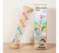 Children Rattle Rainmaker Infant Musical Toy Sensory Soft Pattering Grasping Auditory Visual Tranquil Effect Suitable for Developmental Play Sleep Home