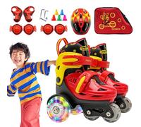 Children Roller Skates - Kids Trainers, Sport Skates | Triple Support Skating System, Adjustable Fit for Growing Feet, Great for Developing Motor Skills and Balance on Playground or Gym Surfaces