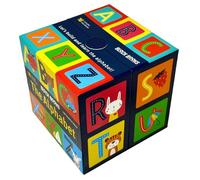 Children’s Alphabet Learning 16 Mini Books Collection Box Cube - Educational Board Books for Toddlers, ABC Letters, Animals & Objects