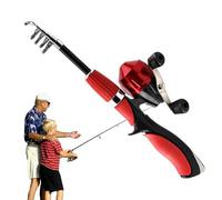 Children’s Angling Toy Set - Adjustable Pole Length, Durable Nylon Thread, Comfortable Handle Support | Young Learner Experience Encouraging Patience Skill Growth During Relaxing Riverside Family