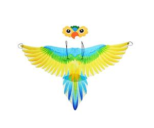 Children’s Bird Wing Costume With | Polyester, 112x60cm / 44x24 Inches, Lightweight 60g | Parrot, Owl, Eagle, Chicken Wings, Animal Role Play Outfit | Gift For Boys & Girls, 1pc Wing + 1pc