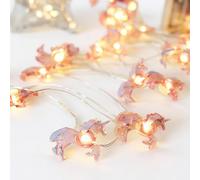 Children’s Fairy String Lights 3 Meters 30 LEDs Cute Animal Light Strings Decoration Battery Operated Kids Warm Fairy String Lights for Indoor Outdoor Bedroom Nursery Party Decoration (Unicorn)