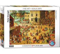 Children’s Games by Pieter Bruegel Eurographics 1000 Piece Jigsaw Puzzle GiftNEW